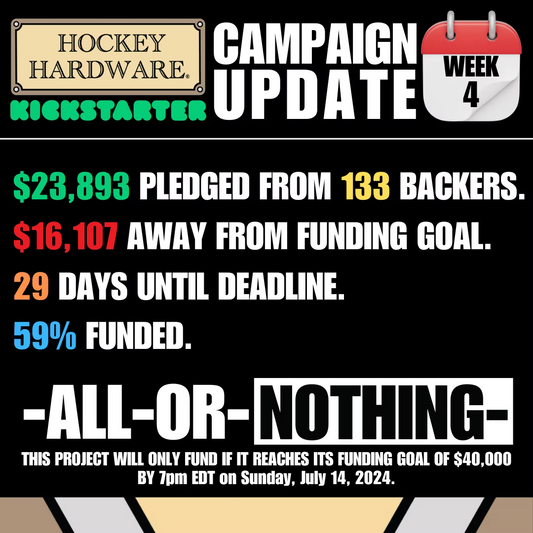 Hockey Hardware Kickstarter Update: Week 4